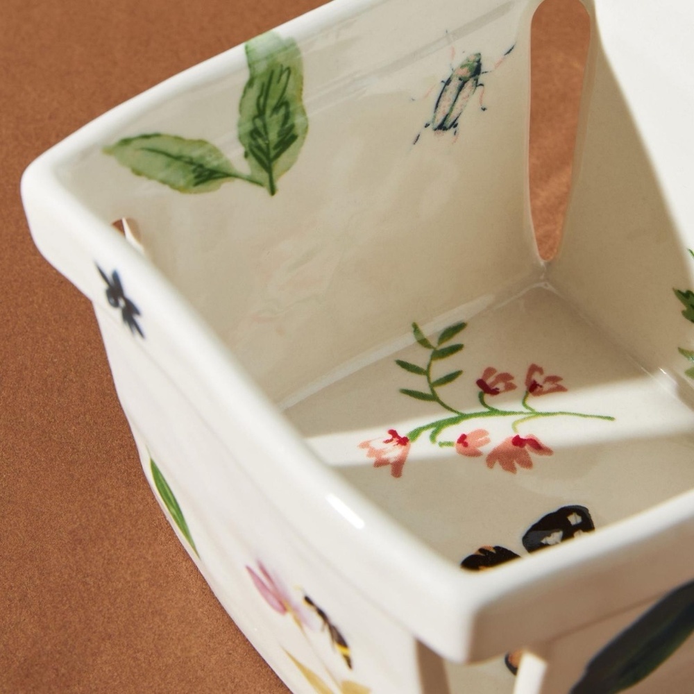 -NWT Anthropologie MEDIUM Monarch Berry Basket - Picture 4 of 5